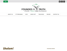 Tablet Screenshot of foundedintruth.com